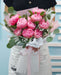 Paeonia Perfection - Fresh Peony - Baby's Breath - Hand Bouquet - Free Same Day Delivery - Well Live Florist