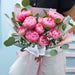 Paeonia Perfection - Fresh Peony - Baby's Breath - Hand Bouquet - Free Same Day Delivery - Well Live Florist