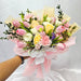 Petal Pick - Hand Bouquet - Carnation - Champagne Roses - Hand Bouquet - Well Live Florist