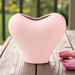 Pink Heart Shape Ceramic Vase - Add On Vase to Flower Bouquet - Well Live Florist Singapore
