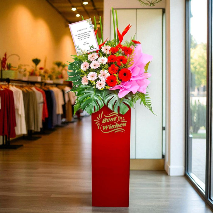 Prosperously - Grand Opening Flower Stand - Opening Flower Delivery - Flower Delivery Singapore - Well Live Florist