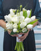 Pure Bliss - wedding - Bridal Bouquet - White Roses - Tulips - Didicus - Well Live Florist