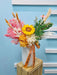 Preserved Sunflower - Preserved Flower In Vase - Flower Delivery Singapore - Well Live Florist