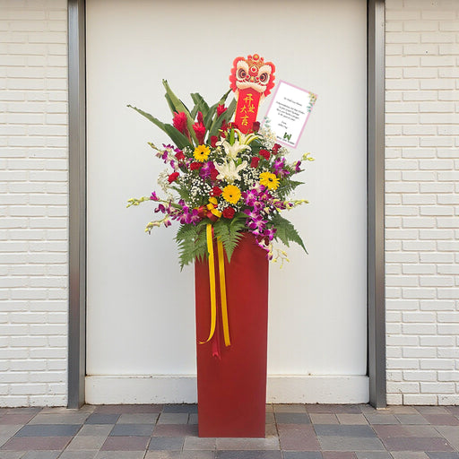 Regal Opening - Grand Opening Flower Stand - Opening Flower Delivery - Flower Delivery Singapore - Well Live Florist