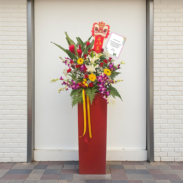 Regal Opening - Grand Opening Flower Stand - Opening Flower Delivery - Flower Delivery Singapore - Well Live Florist