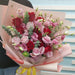 Romantic Rhapsody - Hand Bouquet - Fresh Roses Bouquet - Free Same Day Delivery - Well Live Florist