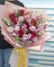 Romantic Rhapsody - Hand Bouquet - Fresh Roses Bouquet - Free Same Day Delivery - Well Live Florist