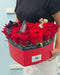 Red Rose - Flower Box Arrangement - Flower Delivery Singapore - Well Live Florist