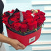 Red Rose - Flower Box Arrangement - Flower Delivery Singapore - Well Live Florist