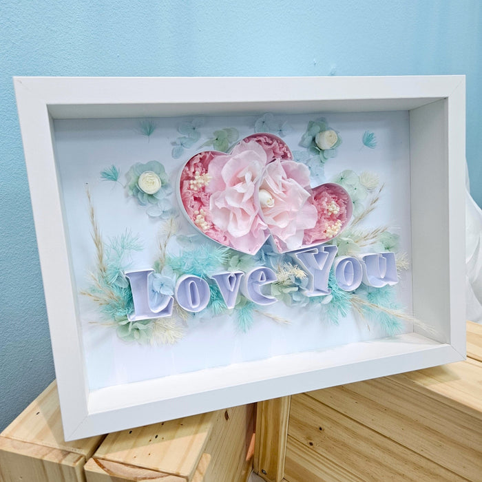 Sealed With Love - Preserved Flower - Floral Artwork - Flower Delivery Singapore - Well Live Florist