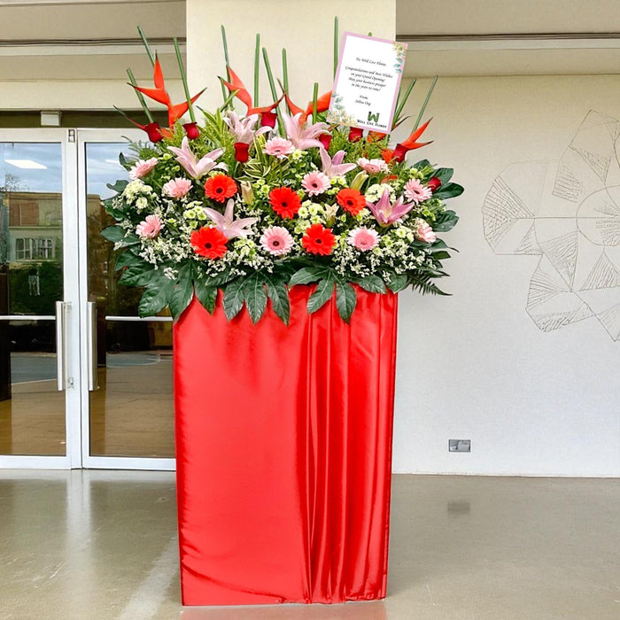Spring To Summer - Grand Opening Flower Stand - Opening Flower Delivery - Flower Delivery Singapore - Well Live Florist