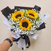 Sunflower Bliss - Hand Bouquet - Baby's Breath - Hand Bouquet - Sunflower - Well Live Florist
