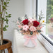 Sweet Forever - Preserved Flower Box Arrangement - Preserved Rose Bouquet - Flower Delivery Singapore - Well Live Florist