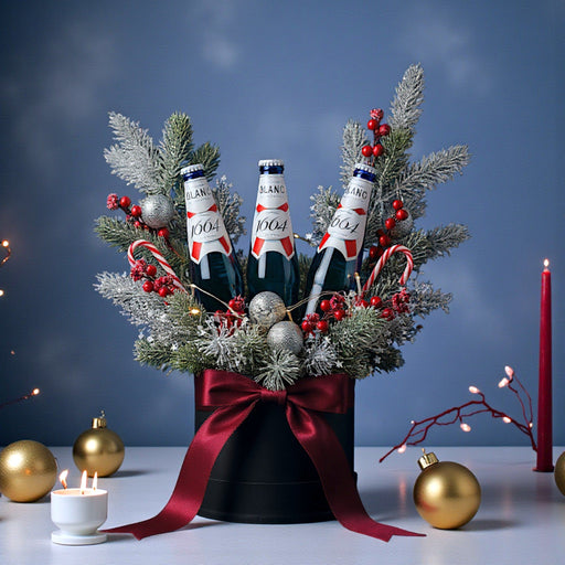 The Christmas Toasts - Christmas Flower Bouquet - Flower Delivery Singapore - Well Live Florist