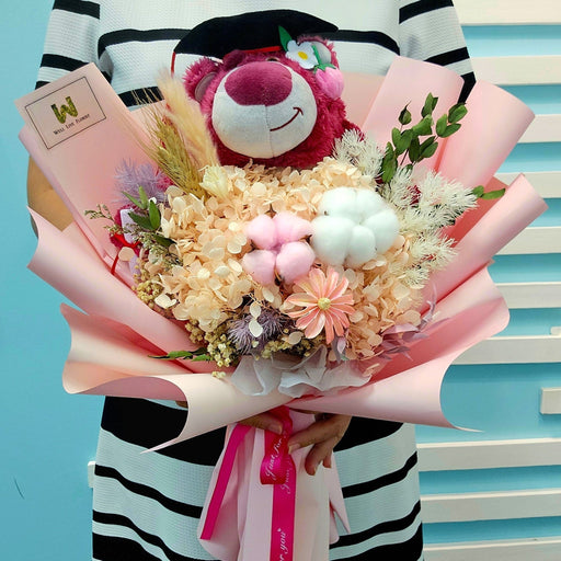 Timeless Bloom - Graduation Flower - Preserved Flower Bouquet - Flower Delivery Singapore - Well Live Florist