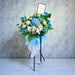 Treasured Memories - Condolences Flower Stand - Sympathy Flower - Free Same Day Flower Delivery Singapore - Well Live Florist