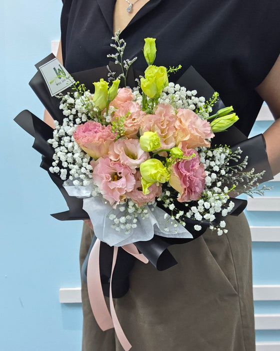 Upbeat - Eustoma Flower Bouquet - Birthday Flower - Flower Delivery Singapore - Well Live Florist