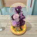 Eternal Lilac - Preserved Rose - Flower In Dome - Flower Delivery Singapore - Well Live Florist