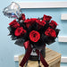 VD Love's Promise - Valentines Day Flower - Preserved Flower Box - Preserved Red Rose - Free Same Day Delivery - Well Live Florist