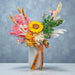 Ray Of Sunshine - Preserved Sunflower - Preserved Flower In Vase - Table Arrangement - Free Same Day Delivery - Florist Singapore - Well Live Florist