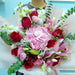 Whispers of Love - Hand Bouquet - Pink Lily Bouquet - Pink Hydrangea Bouquet - Flower Delivery Singapore - Well Live Florist