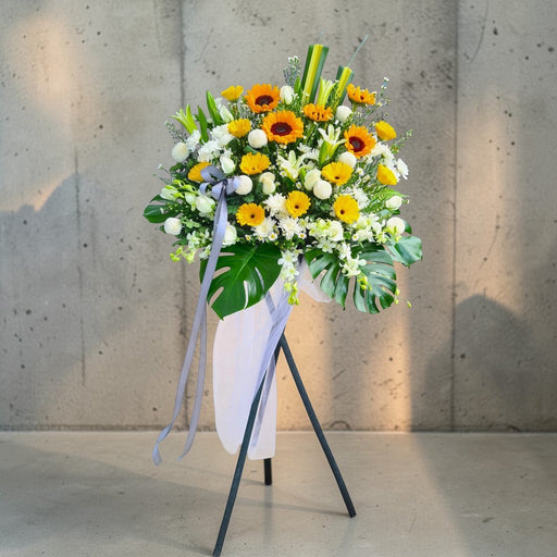 With Fondest Memories - Condolences Flower Stand - Sympathy Flower - Flower Delivery Singapore - Well Live Florist