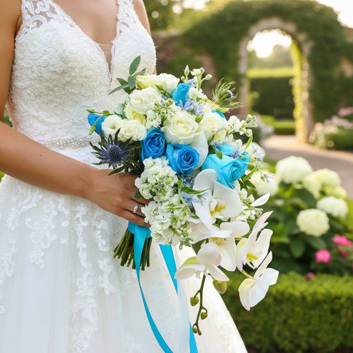 Wrenley - Cascading Bridal Bouquet - Wedding Flower Bouquet - Flower Delivery Singapore - Well Live Florist