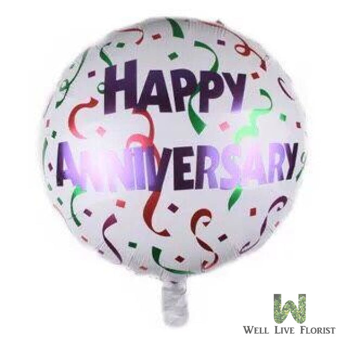 Happy Anniversary Helium Balloon
