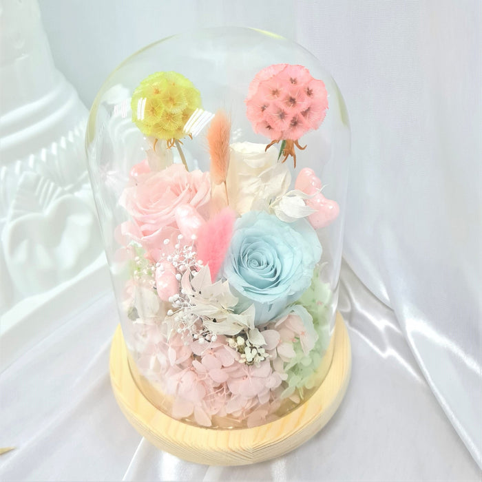 One You Love - Flower In Dome - Preserved Flower - Free Same Day Delivery - Florist Singapore - Well Live Florist