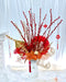 CNY flower - Chinese New Year Flower - Preserved Flower - Flower In Vase - Free Same Day Delivery - Florist Singapore - Well Live Florist