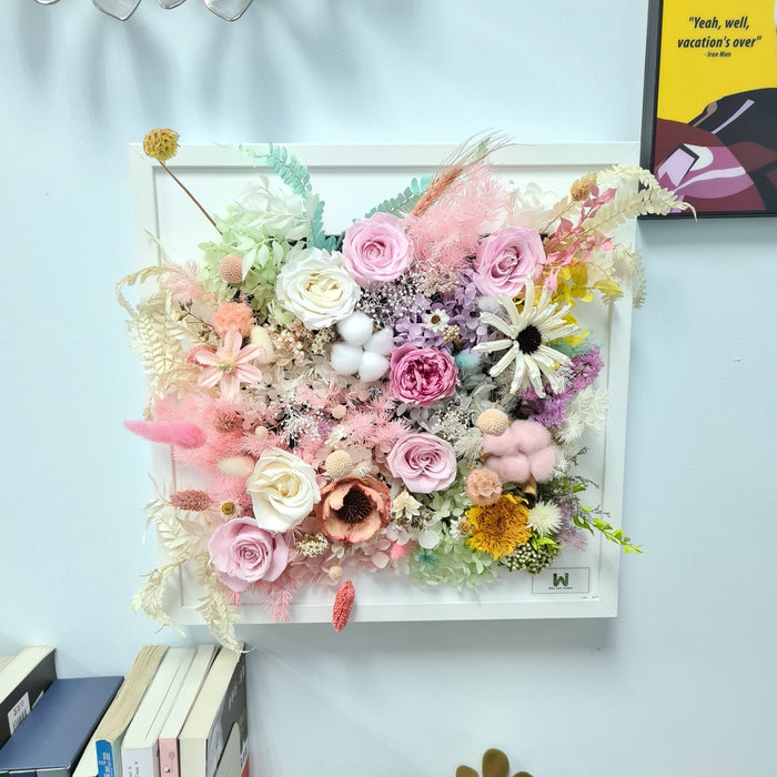 Perpetual Blossom - Preserved Floral Artwork - Preserved Flower - Flower Delivery Singapore - Well Live Florist