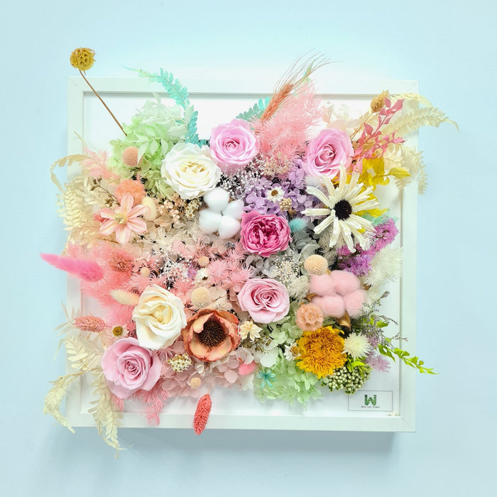 Perpetual Blossom - Preserved Floral Artwork - Preserved Flower - Flower Delivery Singapore - Well Live Florist