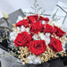 Fiery Love - Hand Bouquet - Preserved Flower - Preserved rose - Well Live Florist - Flower Delivery Singapore - Florist Singapore - Flower bouquet
