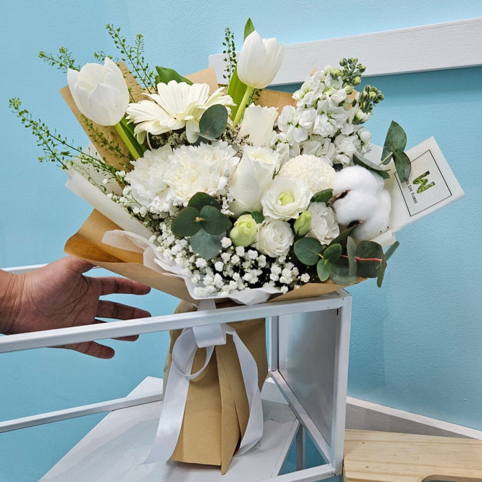 Arctic Romance - Hand Bouquet - Flower Bouquet - Flower Delivery Singapore - Well Live Florist