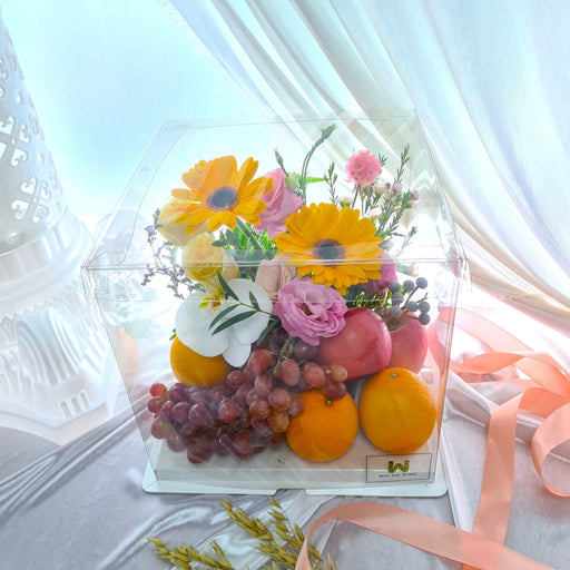 Fruits and flowers, get well soon flower, fruit basket