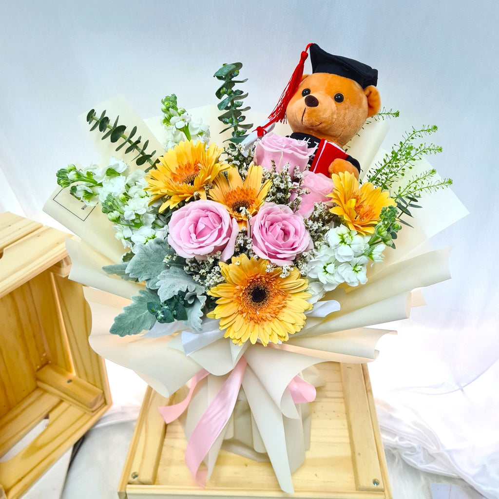 Premium Graduation Flower Bouquet Delivery in Singapore