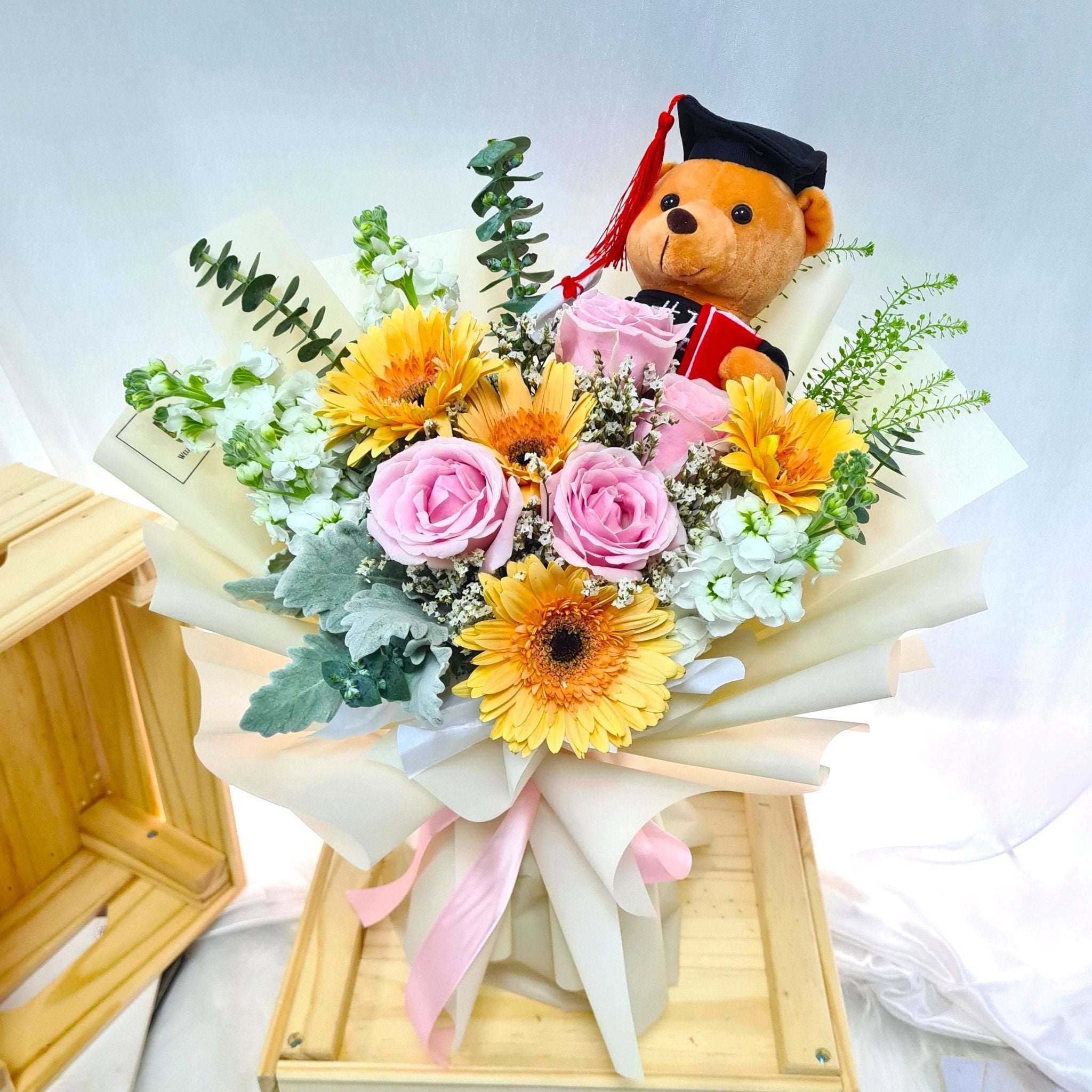 Premium Graduation Flower Bouquet Delivery in Singapore