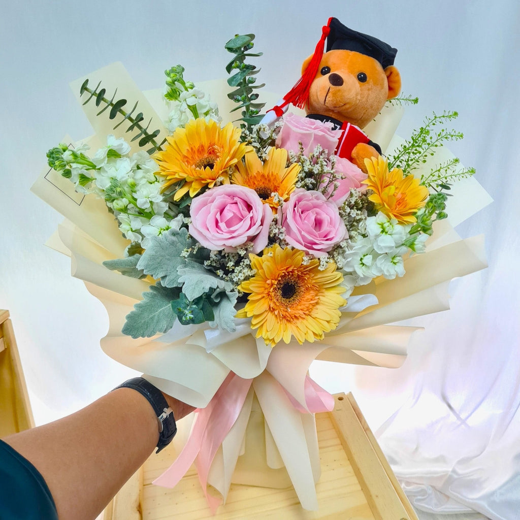 Premium Graduation Flower Bouquet Delivery in Singapore