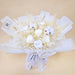 Beauty Of White - Hand Bouquet - Cotton Flower - Preserved Rose - Preserved Flower - Well Live Florist - Flower Bouquet - Flower delivery Singapore - Florist Singapore