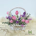 Camila  Flower Box Comprising of Tulips, Baby's Breath, Statice and Green Foliage 