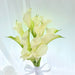 Classy hand bouquet of 15 elegant calla lily.