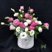 Fresh Cut Roses, Eustoma and Wax Flower