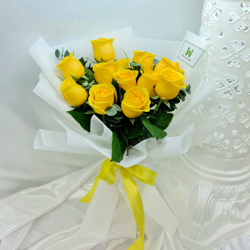 Rose hand bouquet, yellow rose bouquet