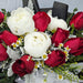 Enchanting Duo - Peony With Red Rose Hand Bouquet - Flower Bouquet - Flower Delivery Singapore - Well Live Florist
