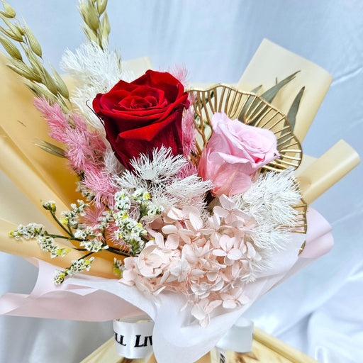 Forever Blooms - Hand Bouquet - Hand Bouquet - Preserved Flower - Preserved rose - Well Live Florist
