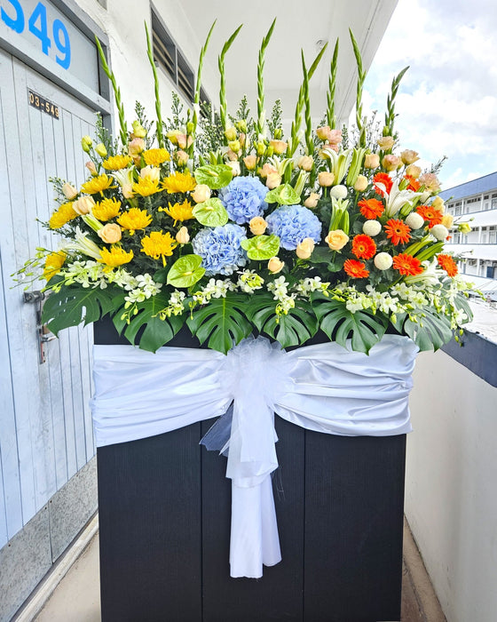 Forever In Our Thoughts - condolences flower - Condolence Flowers Stand - - Well Live Florist