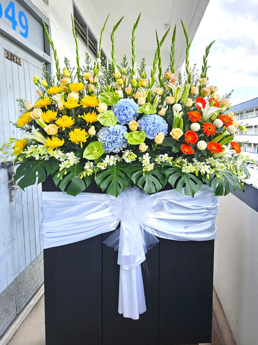 Forever In Our Thoughts - condolences flower - Condolence Flowers Stand - - Well Live Florist