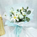 Frosty Azure Dream - Hand Bouquet - Hand Bouquet - Tulip - White Roses - Well Live Florist
