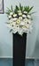 condolences flower stand - flower delivery Singapore - Well Live Florist