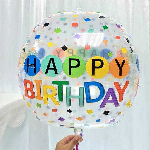 Happy Birthday Helium Balloon - Add on to flower bouquet - Well Live Florist